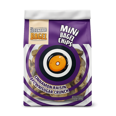Eccentric Bagel Mini Chips - Cinnamon Raisin Brown Sugar Crunch