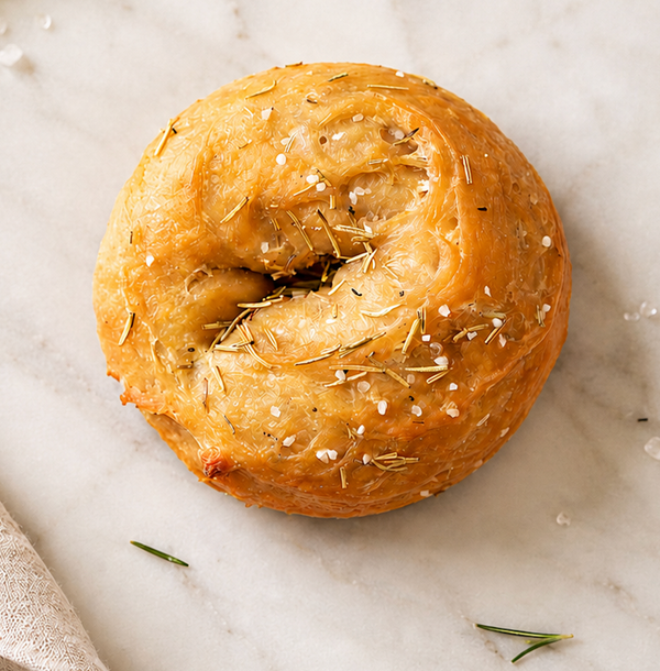 Dozen Artisan Rosemary & Salt Bagels