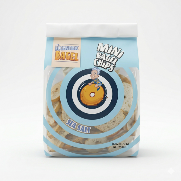 Eccentric Bagel Mini Chips – Sea Salt