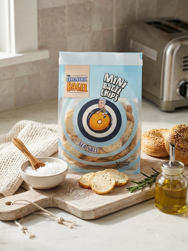 Eccentric Bagel Mini Chips – Sea Salt